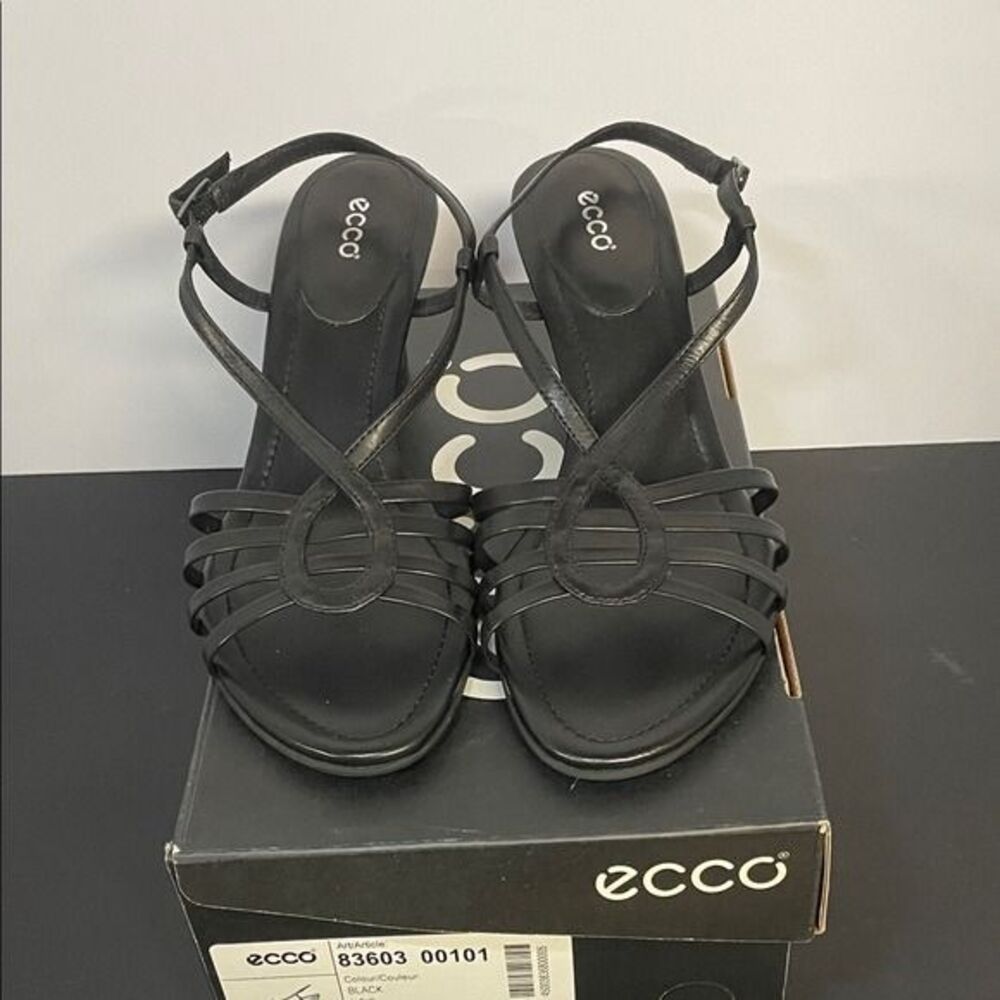 Ecco Women's Black Aruba Sling Pumps EU 40/ US 9.5
